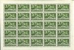 Stamp of Switzerland / Schweiz » Flugpost » Flugmarken Flugpost, kleiner Bestand von 17 postfrischen Kleinbögen