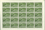 Stamp of Switzerland / Schweiz » Flugpost » Flugmarken Flugpost, kleiner Bestand von 17 postfrischen Kleinbögen
