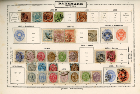 Stamp of Large Lots and Collections c. 1885 Album Universel de Timbres-Poste, Maury album, 6th edition, Paris