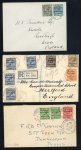 Stamp of Ireland » 1922-35 Overprint Collections Ireland 1922 - three 1st issue covers, incl. 1 FDC & registered cover