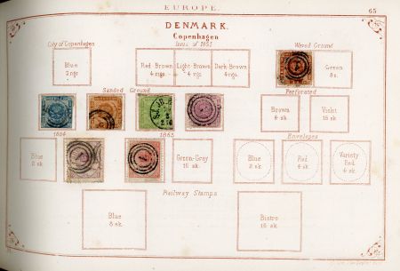 Stamp of Large Lots and Collections 1840-1860s, world collection in Lallier English-language