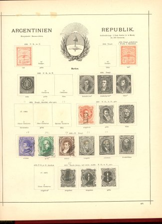 Stamp of Large Lots and Collections 1841-1890s, world collection in very impressive Schaubek's