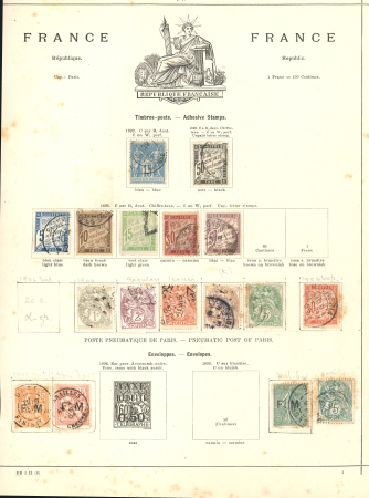 Stamp of Large Lots and Collections 1897, The Illustrated Postage Stamp Album, R. Senf. Part II, comprising the stamps issued 1890-1897