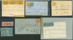 Stamp of Romania » 1872-79 Prince Carol I - Perforated 1872-1879 duplicated accumulation on stockcards