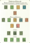 Stamp of Romania » 1872-79 Prince Carol I - Perforated 1872-1879 duplicated accumulation on stockcards