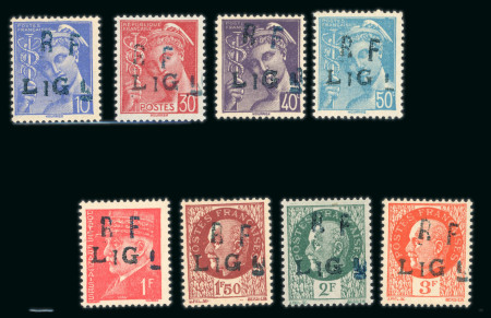 Stamp of France » Libération Ligueil (Indre et Loire), Libération, type Mercure