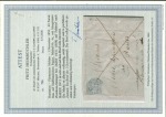 Stamp of Romania » 1858 (1st Nov.) - 1861 Moldavia - Handstruck at Jassy - Imperforate 1858 (18/11) entire to Baku franked by four good margins 40p on bluish paper tied by blue Jassy cds