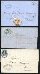 Stamp of Romania » Austrian Levant Post Offices 1860-70s group of 6 entires or wrappers