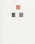 Stamp of Egypt » 1866 First Issue » Essays and Proofs 1865-66 group of proofs and an unrecorded 5pa essay on 2 page