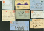 Stamp of Romania » Collections, Lots etc. 1843-70 postal history accumulation