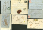 Stamp of Romania » Collections, Lots etc. 1843-70 postal history accumulation