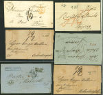 Stamp of Romania » Collections, Lots etc. 1820-50s Disinfected Mail
