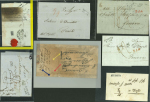 Stamp of Romania » Collections, Lots etc. 1820-50s Disinfected Mail