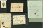 Stamp of Romania » Collections, Lots etc. 1820-50s Disinfected Mail