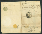 Stamp of Romania » Collections, Lots etc. 1820-50s Disinfected Mail