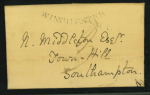 Stamp of Great Britain » Postal History » Pre-Adhesive & Stampless 1762-1836 group of 6 covers on pages with 1762 ''PENNY POST PAID'' Dockwra letter, etc