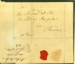 Stamp of Great Britain » Postal History » Pre-Adhesive & Stampless 1762-1836 group of 6 covers on pages with 1762 ''PENNY POST PAID'' Dockwra letter, etc
