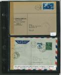 Stamp of Large Lots and Collections All World : 1900-1950, interesting lot of covers and