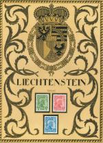 Stamp of Liechtenstein 1912-1938 collection in album