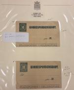 Stamp of Finland Local Post, specialized collection in two albums, comprising
