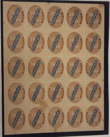Stamp of Finland Local Post, specialized collection in two albums, comprising