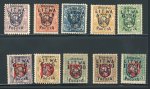 Stamp of Lithuania » Lithuania (Central) 1920, Michel n° 4-13 mint **/* signed Kronenberg, the