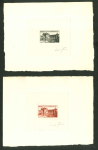 Stamp of Colonies françaises » Monaco 1947, Ensemble de 5 épreuves du timbre Poste Aérienne