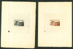 Stamp of Colonies françaises » Monaco 1947, Ensemble de 5 épreuves du timbre Poste Aérienne