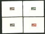 Stamp of Colonies françaises » Monaco 1946-1954, Lot de 11 épreuves d’artiste et de luxe
