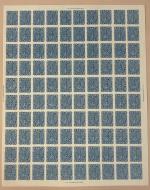 Stamp of Paraguay 1880s accumualtion of full and part imperf sheets unused