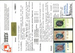 Stamp of Iceland 1933 : Air mail post overprint Hopflug Italia 1933 mint ** MNH FACIT n° 165-167