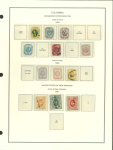 Stamp of Colombia 1859-1945, mint and used collection especially provided