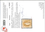 Stamp of Switzerland / Schweiz » Stehende Helvetia 1898, Stehende Helvetia 3 Fr. braun, auf normalem Papier, mit breitem Kontrollzeichen, Feld 91, Druckplatte Ia,  zentrisch entwertet mit schwarzem Stempel