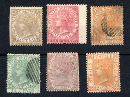 Stamp of Malaysia » Straits Settlements 1867-72 inverted watermarks
