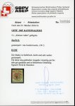 Stamp of Switzerland / Schweiz » Kantonalmarken » Genf 1845, kleiner Adler,  klar, kontrastvoll und zentrisch entwertet mit voll aufgesetzter roter Genfer Rosette (AW2)