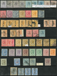 Stamp of Malaysia » Straits Settlements Queen Victoria accumulation from 1867 Wmk Crown CC values