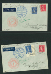 Stamp of France » Collections 1935, collection de 19 courriers de fusée premiers