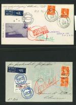 Stamp of Aerophilately » Rocketmail 1935-1936, Belgium rocket post group of 17 covers by Roberti and Zucker
