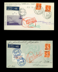 Stamp of Aerophilately » Rocketmail 1935-1936, Belgium rocket post group of 17 covers by Roberti and Zucker