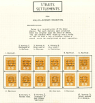 Stamp of Malaysia » Straits Settlements 1922 Malaya Borneo Exhibition accumulation