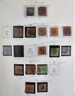 Stamp of Denmark » Collections 1851-1979, mint and used collection with first issues,
