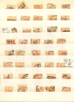 Stamp of Austria » Collections and Lots  AUSTRIA 1850-1906 Duplication 1st issue, Friedl perfs 1900-06, etc
