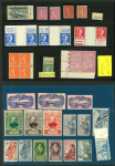 Stamp of France » Collections 1903-1955, sur 13 plaquettes, bel ensemble composé