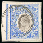 Stamp of British Empire General Collections and Lots 1869-1945 British East Africa: Extensive and valuable of mint and used collection housed in one loose-leaf binder