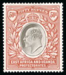 Stamp of British Empire General Collections and Lots 1869-1945 British East Africa: Extensive and valuable of mint and used collection housed in one loose-leaf binder