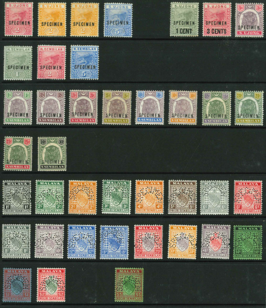 Stamp of Malaysia » Malaysian States » Negri Sembilan 1891-1935 specimen accumulation