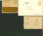 Stamp of Liechtenstein LIECHTENSTEIN 1936-61 Selection of Swiss FRANCOZETTEL on cover (6) used in FL + 1926 Swiss telegram envelope