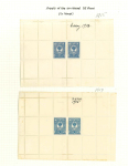 Stamp of Finland 1891-1925, a group of five essay sheetlets,