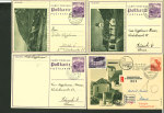 Stamp of Liechtenstein Liechtenstein 1918-71 Lot of Postal stationery, nearly all diff., unused and / or used