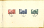 Stamp of Liechtenstein LIECHTENSTEIN  1938-39 - 2 rare presentation folders of the Duke`s Government